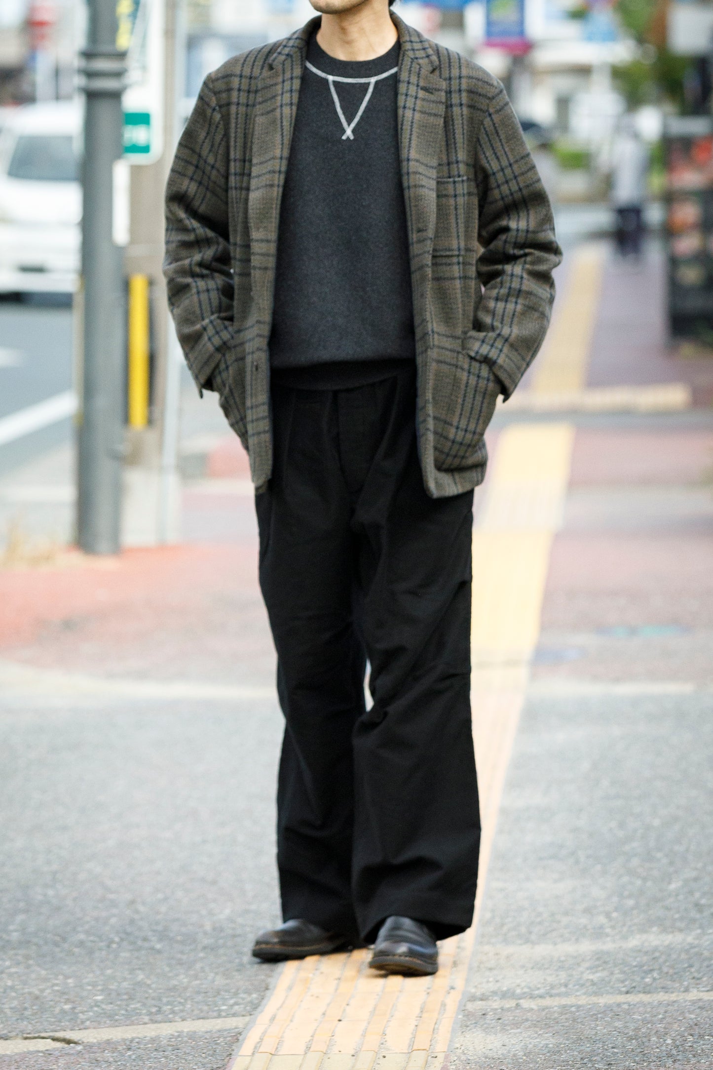 Willow Pants P-032 - Grey Check