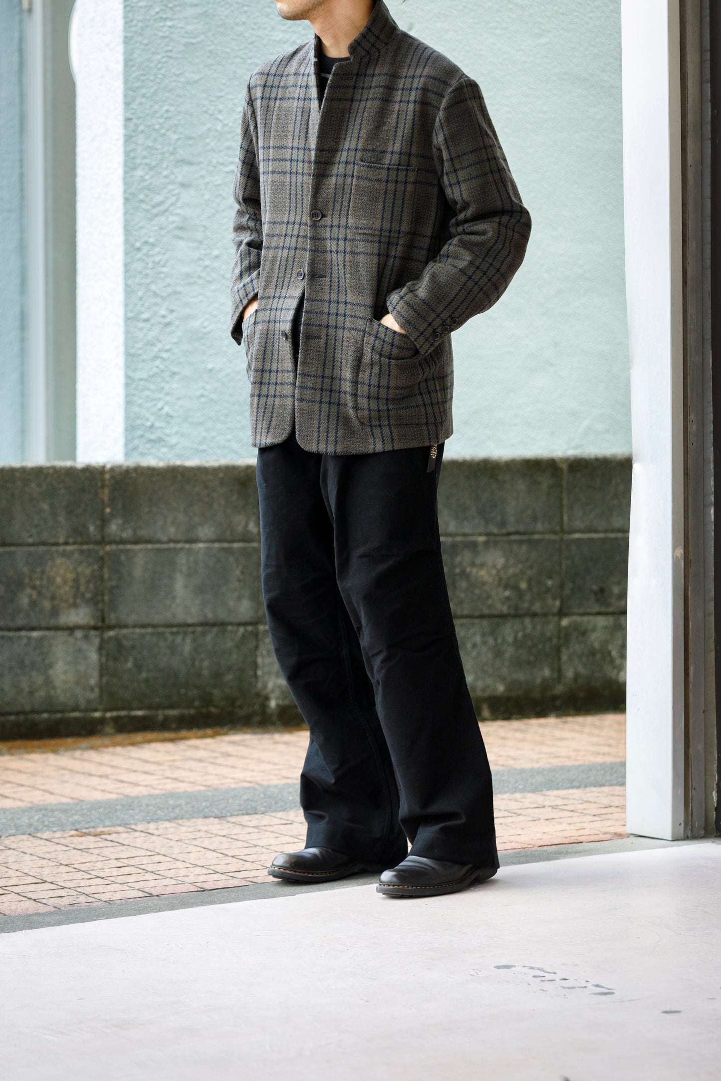 Willow Pants P-032 - Grey Check