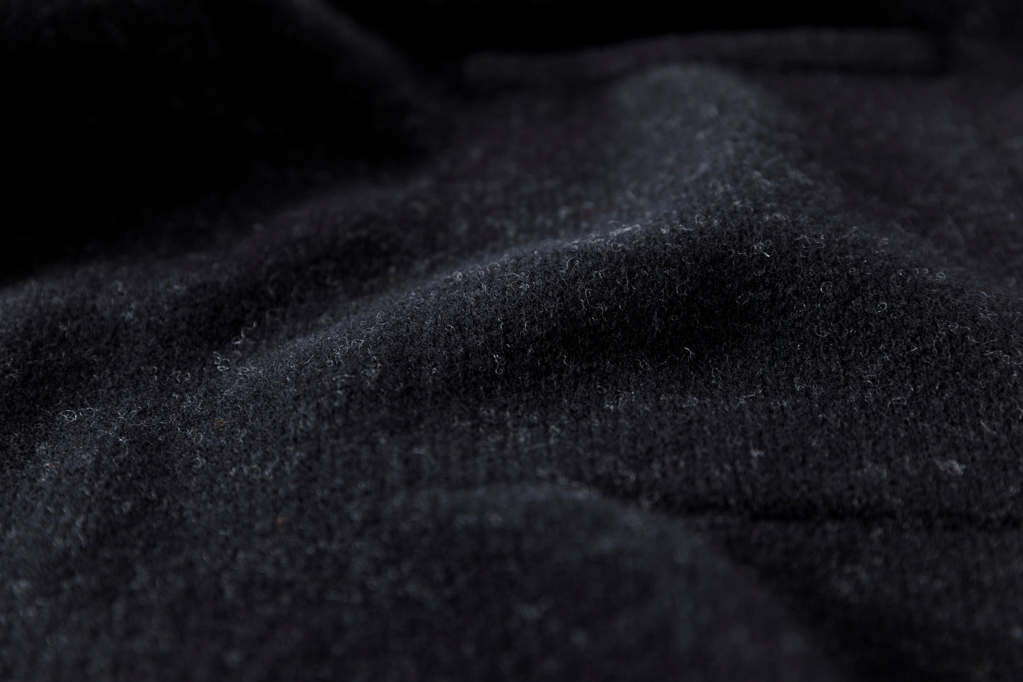Nikki ESSENTIAL PIECE / Felting Wool Over Stole - Chacoal