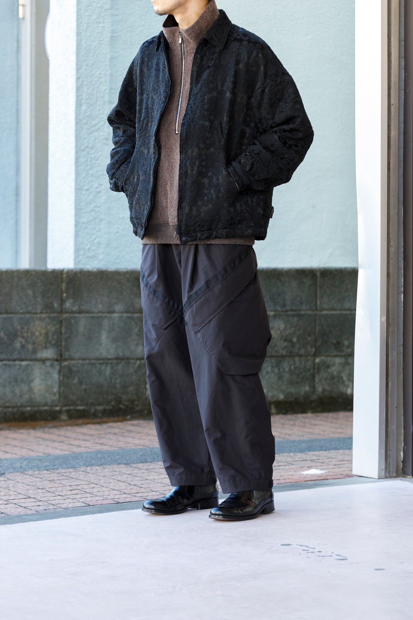 CHANGES / CH5056 Remake Coach Jacket - Black