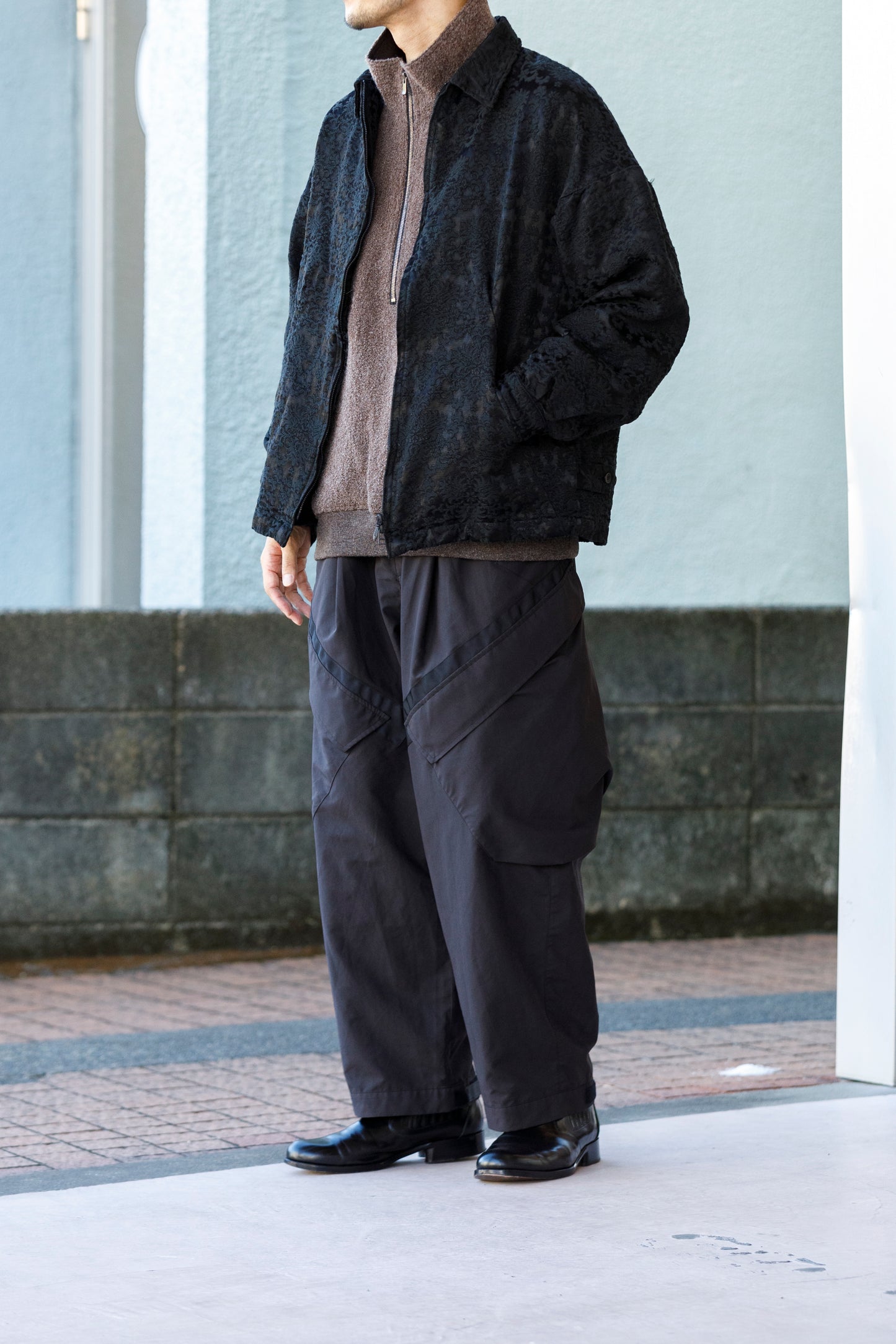 CHANGES / CH5056 Remake Coach Jacket - Black