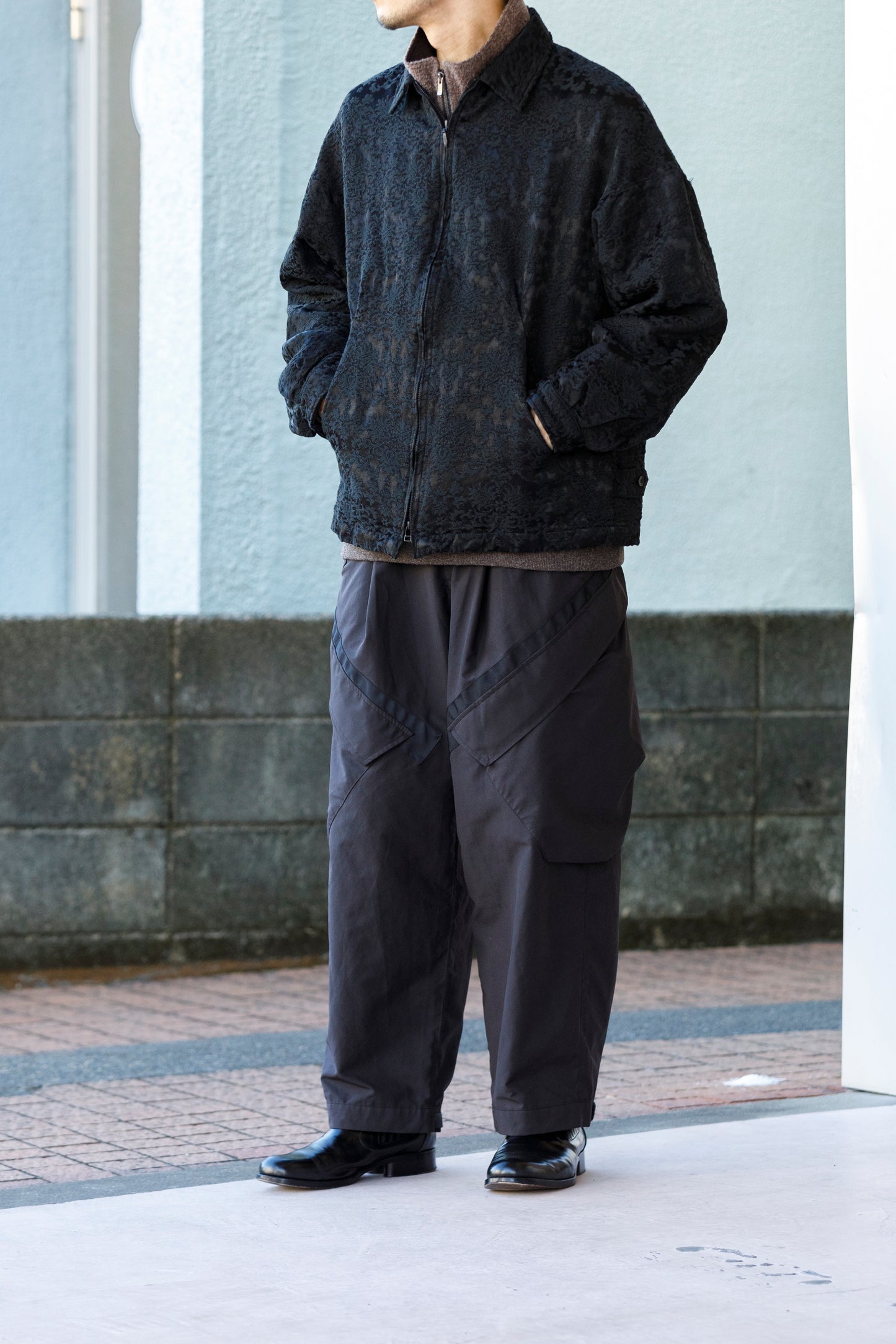 CHANGES / CH5056 Remake Coach Jacket - Black