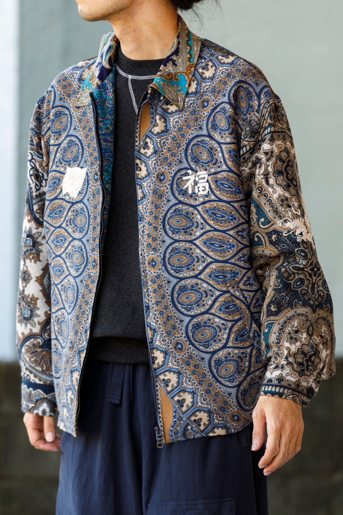 ink / TYROLEAN VIETNAM JACKET(COOL) - Size L