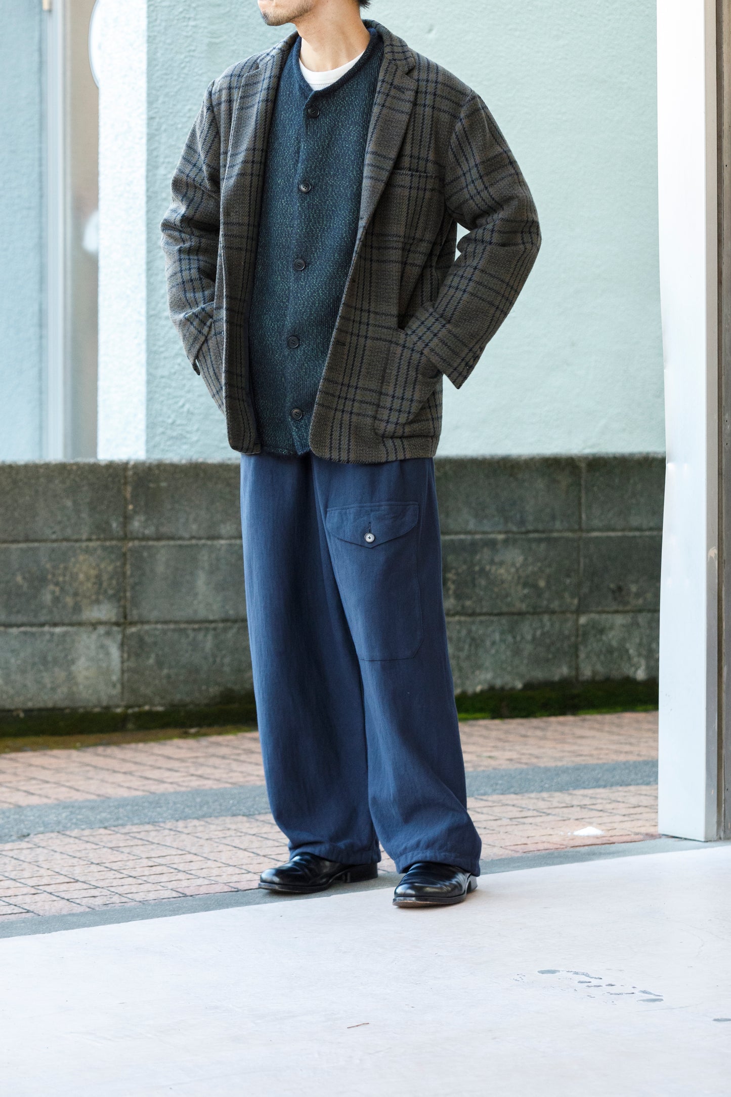 Willow Pants P-032 - Grey Check