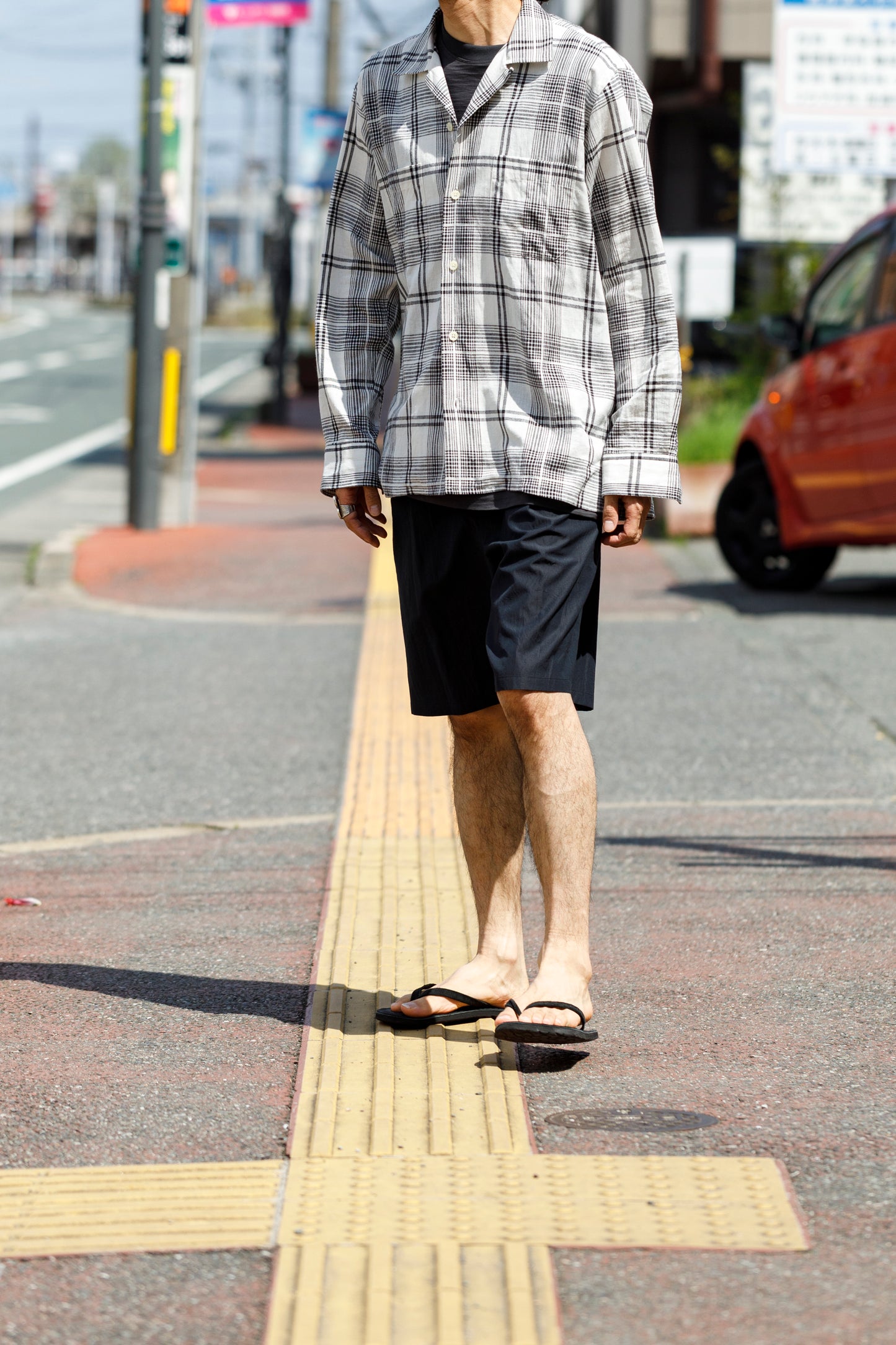 MOJITO / ABSHINTH SHIRT_dobbie plaid - White