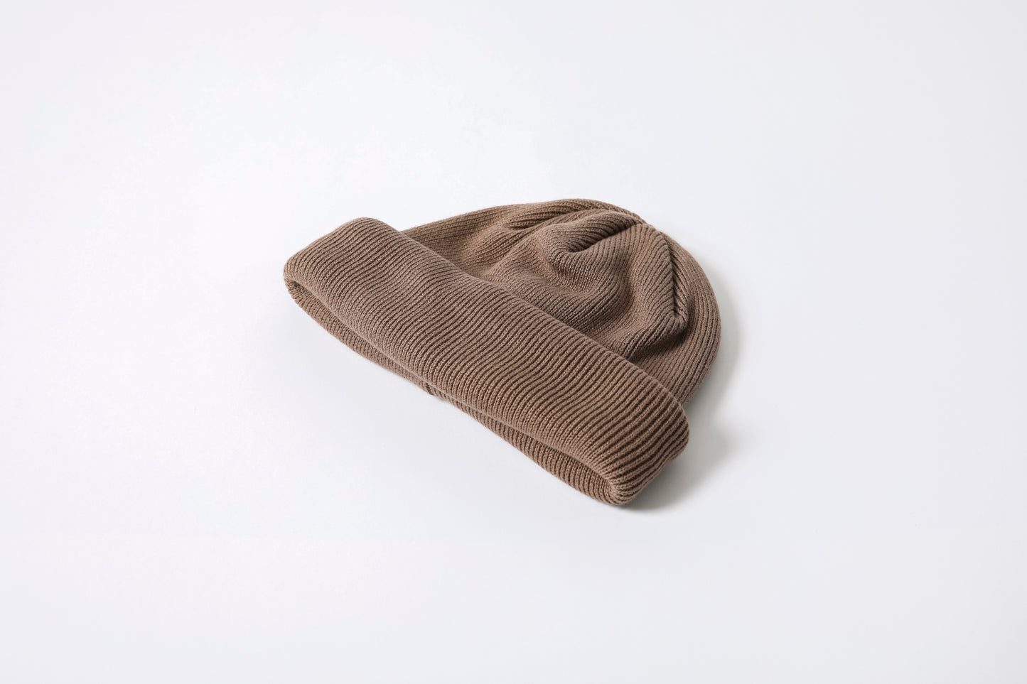 THE FACTORY MADE KNIT ROLL CAP - BLACK/PUPLE/GRAY/D.GREEN/BROWN/MUSTERD【FM775】