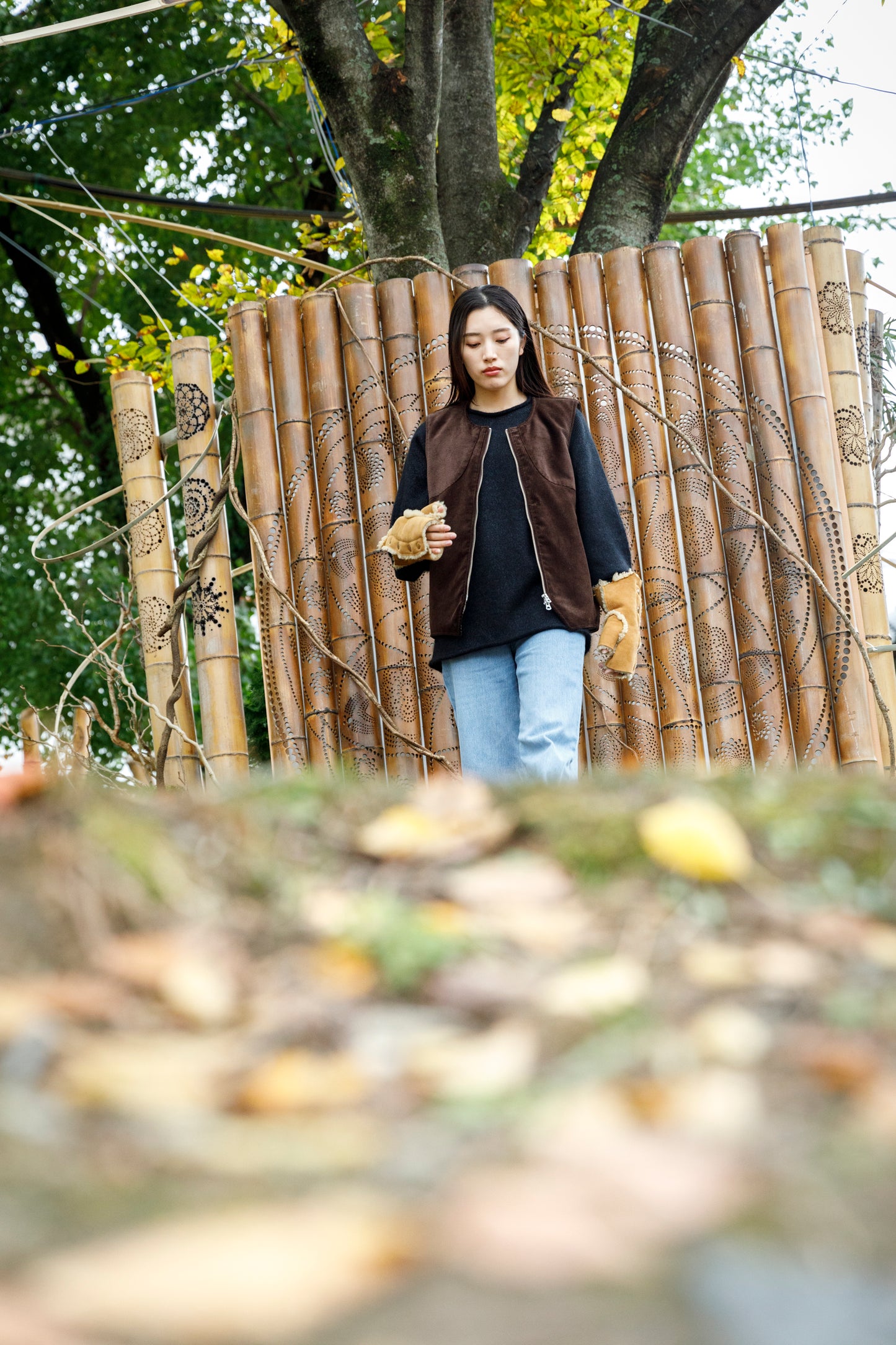 MOJITO ROOM No.206 VEST - Brown(brisbane moss)