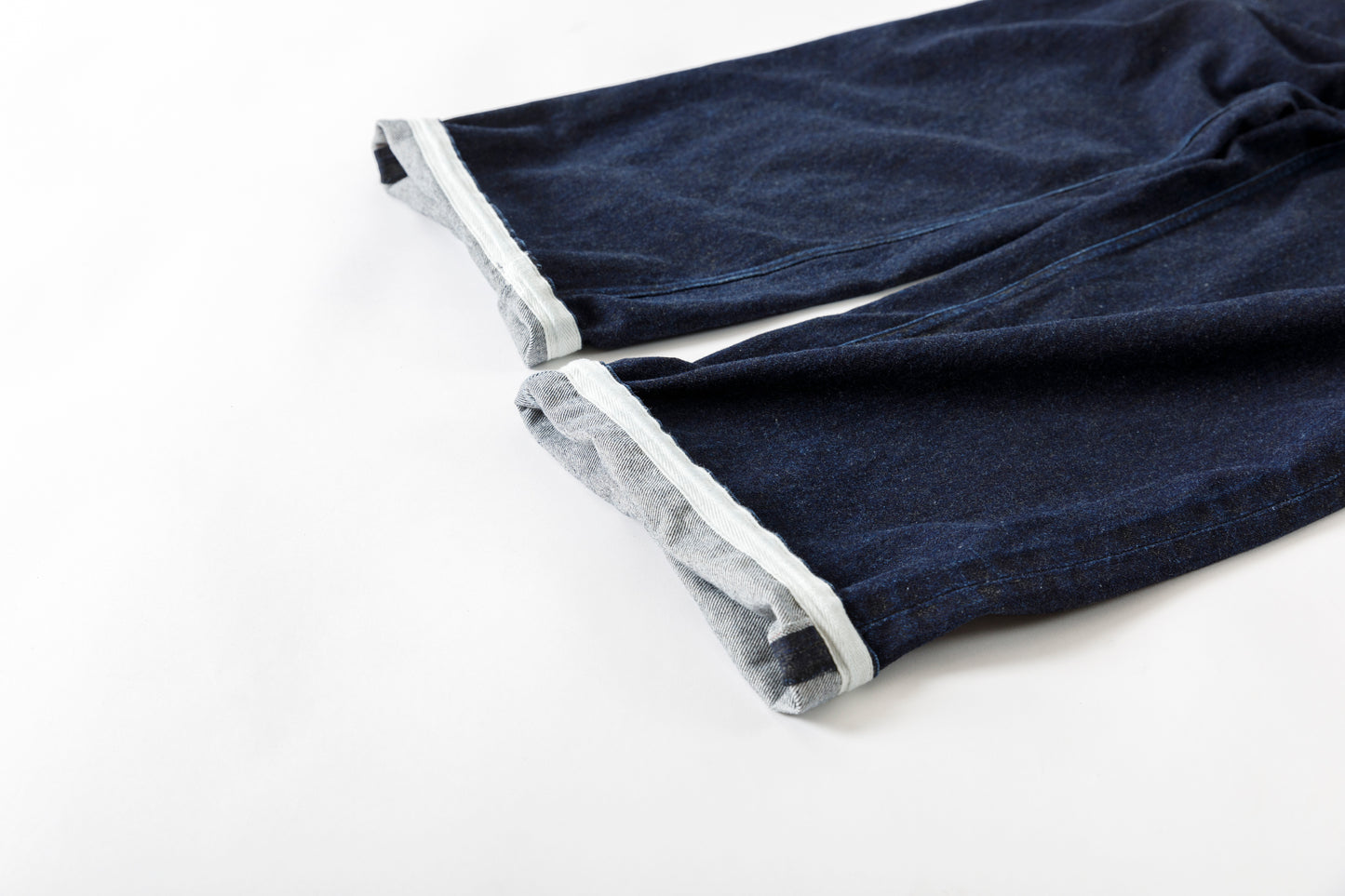 NULABEL / 522-701 URUSHI COATED DENIM TROUSERS - COAL BLACK
