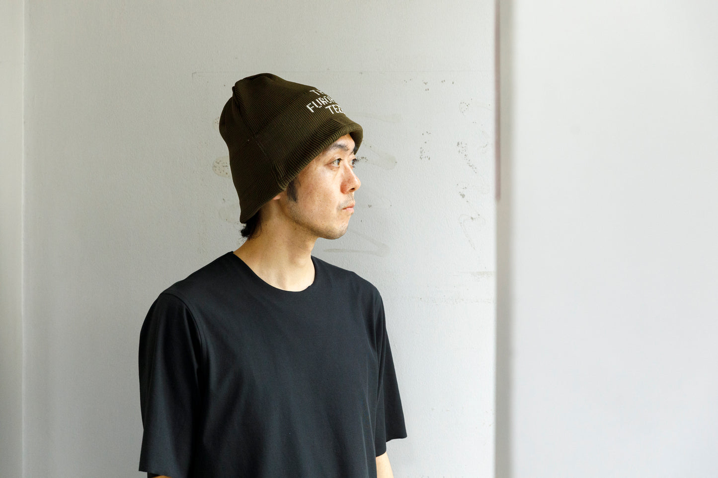 THE FACTORY MADE SAUNA KNIT CAP - Black/D.Green【FM837】