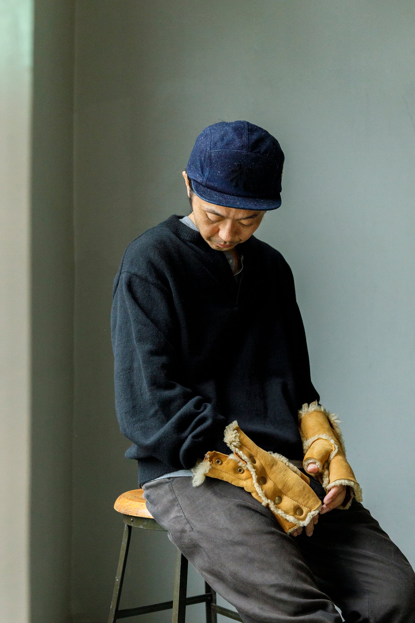 THE FACTORY MADE VIET JET CAP - NAVY【FM525】