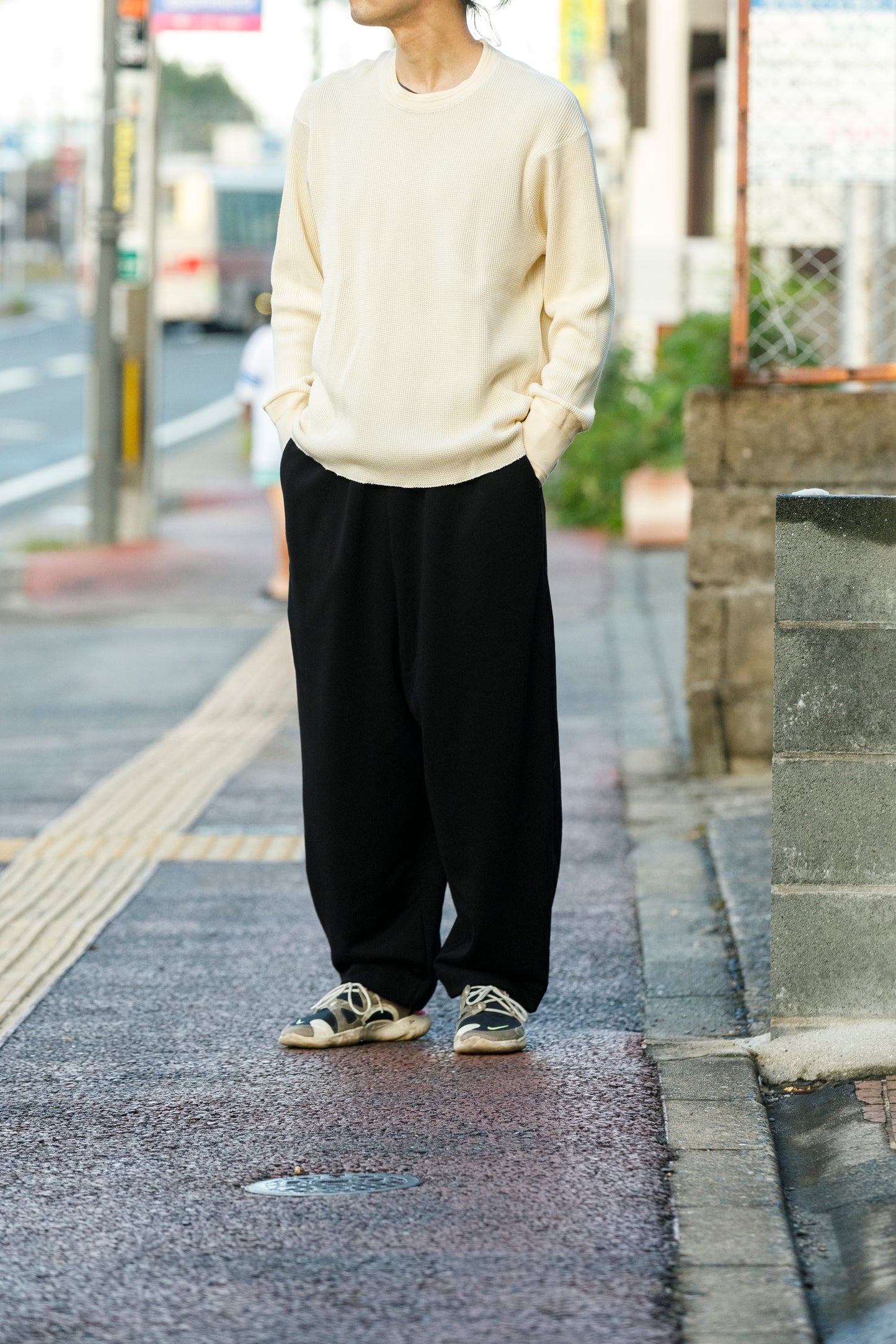 WONDER ROOM / WEG-003 "EGG" Sweat Slacks - Black