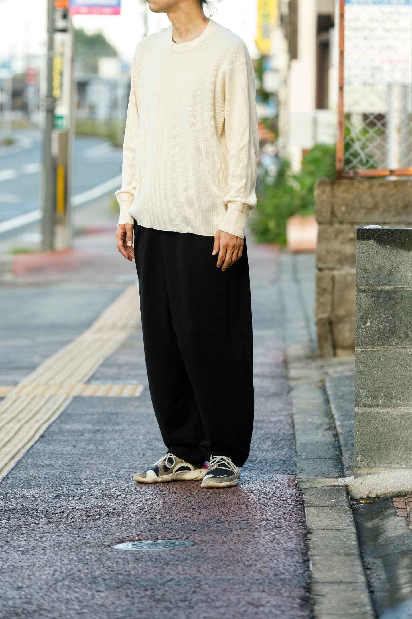 WONDER ROOM / WEG-003 "EGG" Sweat Slacks - Black