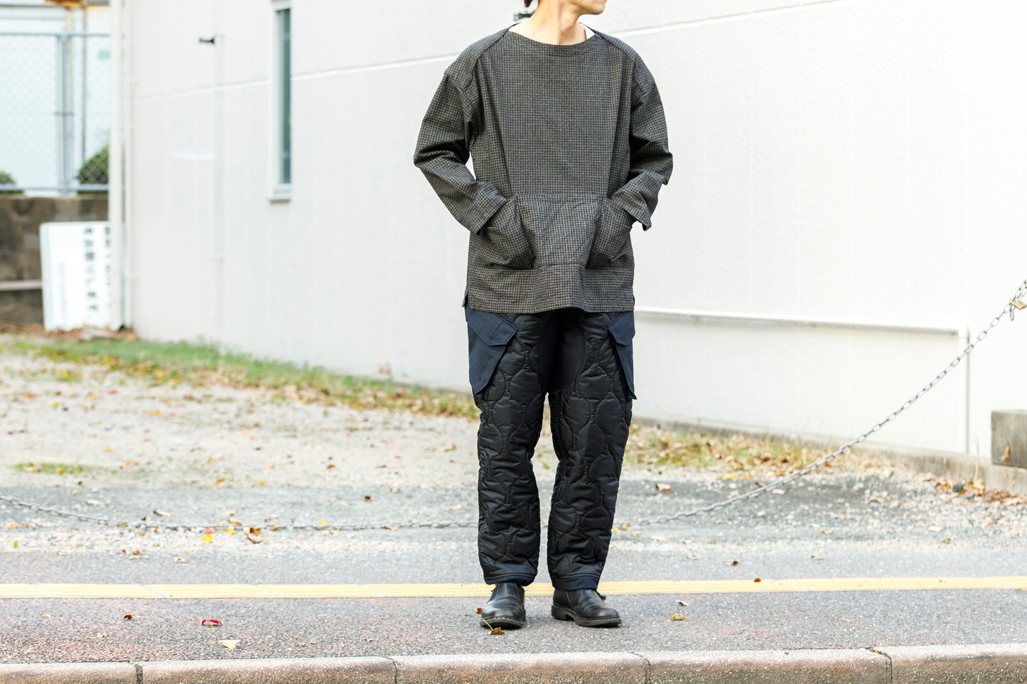 MOJITO SANTIAGO SMOCK - Gray_check