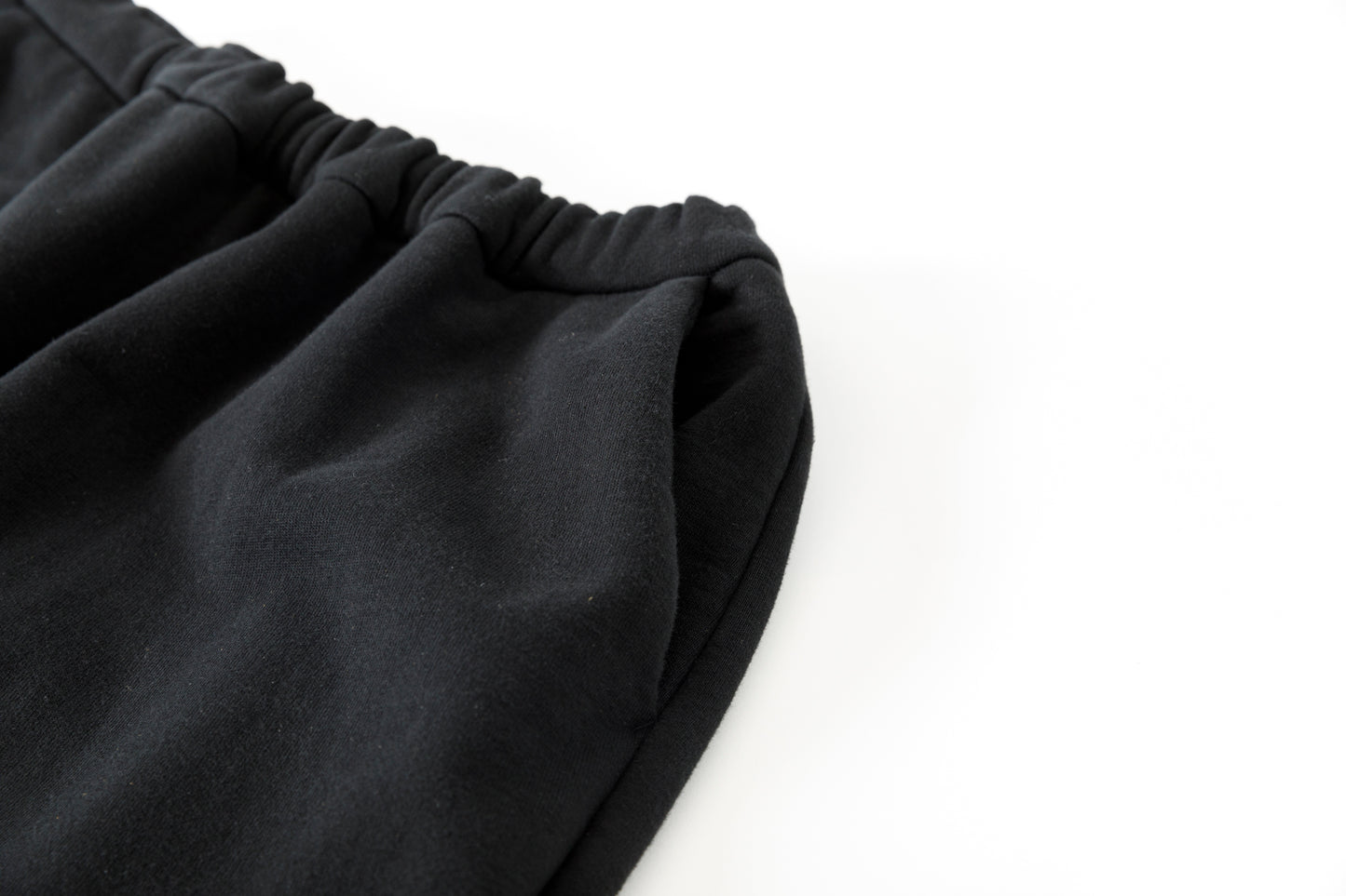 WONDER ROOM WWH-003 "WHALE" Sweat Slacks - Black