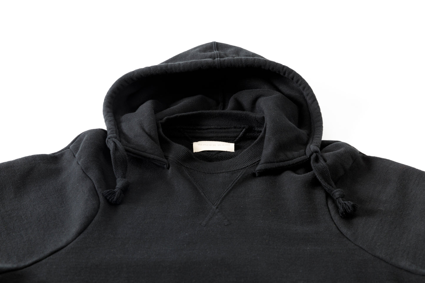 WONDER ROOM WWH-001 "WHALE" Atozuke Hoodie - Black
