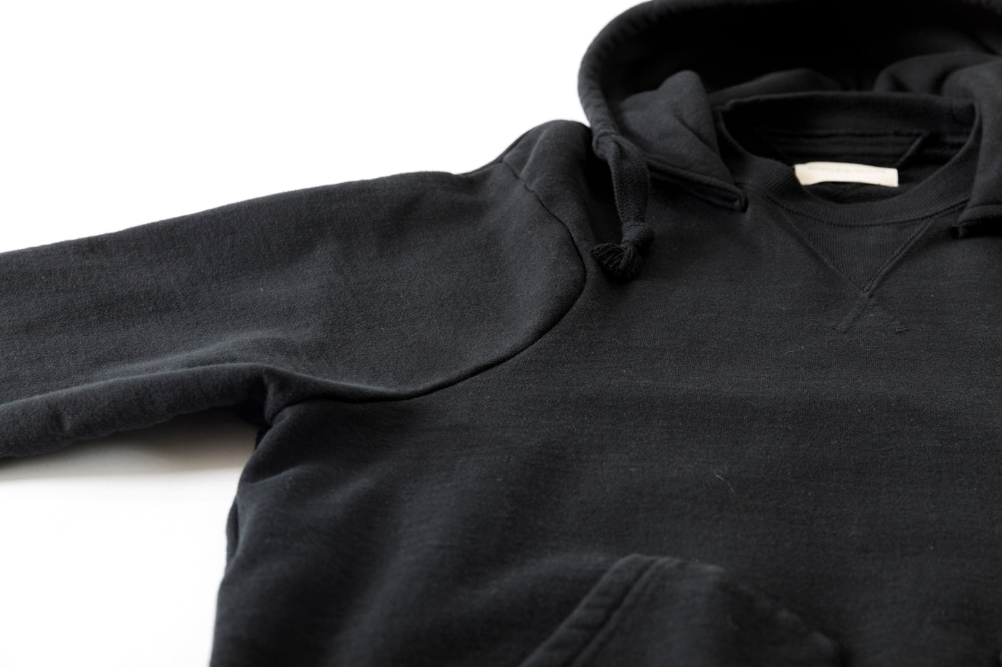 WONDER ROOM WWH-001 "WHALE" Atozuke Hoodie - Black