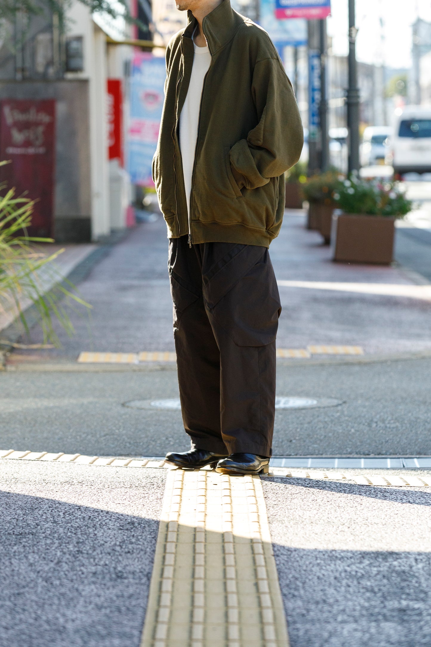 WONDER ROOM WWH-005 "WHALE" Flight Jacket - Olive