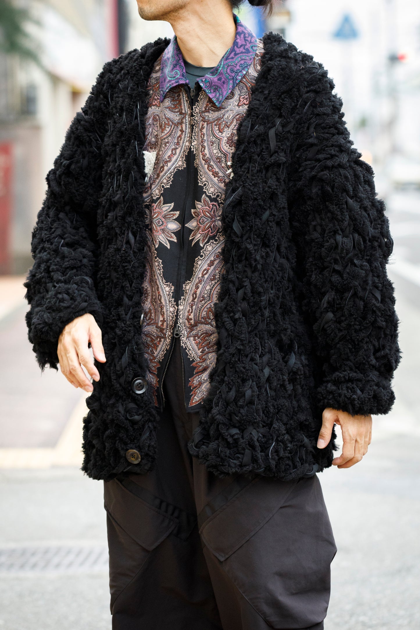 GOODKARMA DEVELOPMENT / MOUTON CARDIGAN “CHARLIE” - BACK