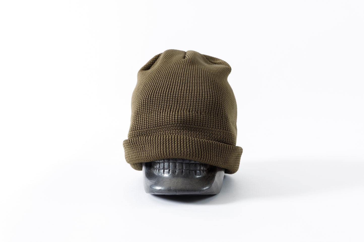 THE FACTORY MADE KNIT ROLL CAP - Black/Purple/Off White/D.Green【FM802】