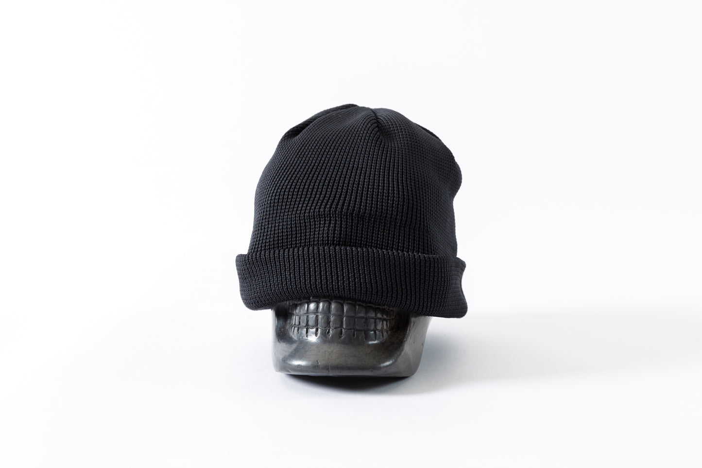 THE FACTORY MADE KNIT ROLL CAP - Black/Purple/Off White/D.Green【FM802】