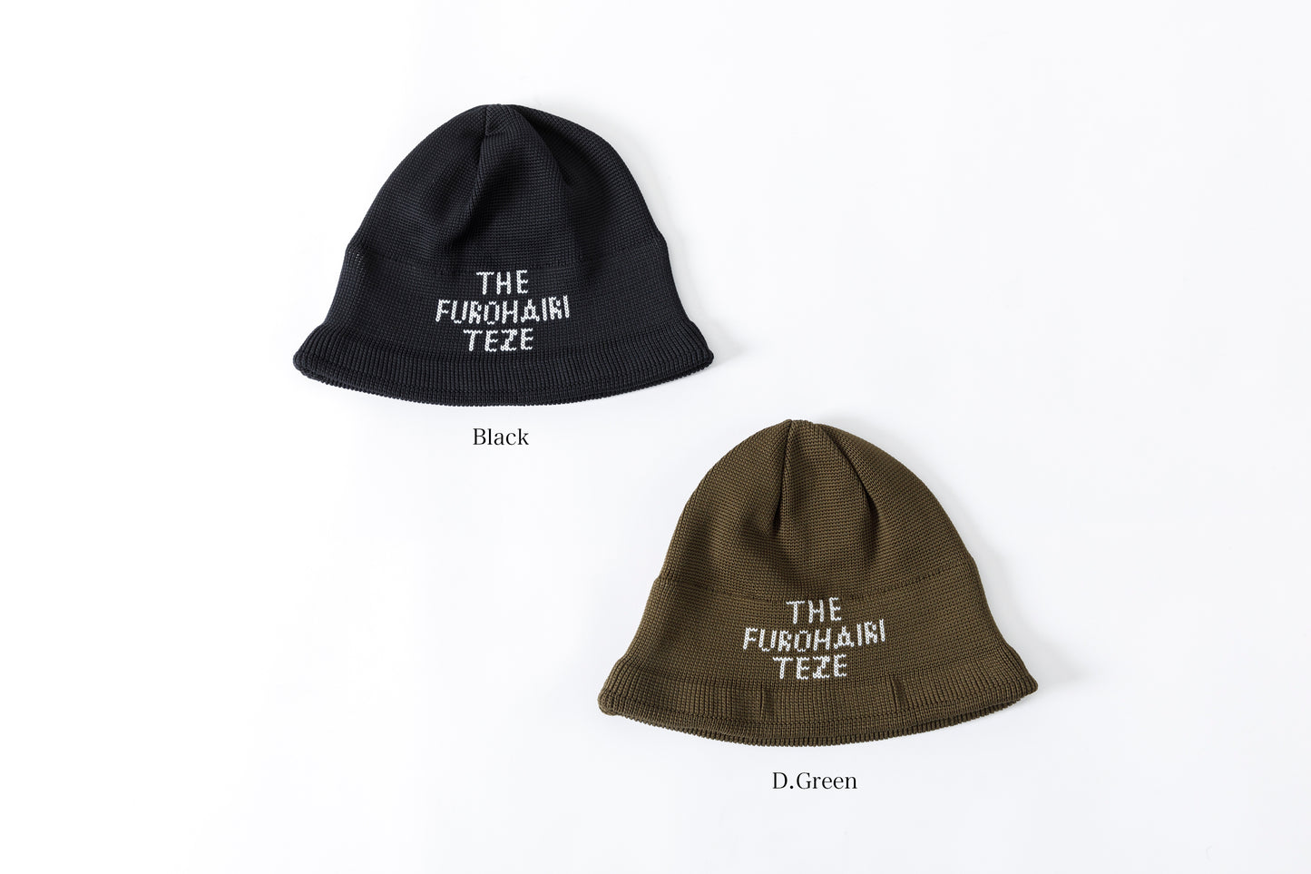 THE FACTORY MADE SAUNA KNIT CAP - Black/D.Green【FM837】