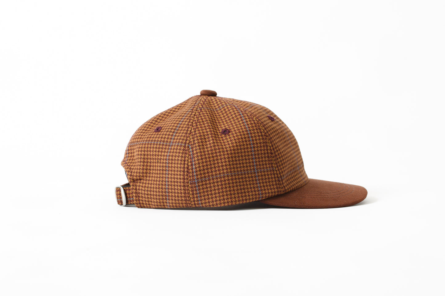 THE FACTORY MADE CHECK BICOLOR CAP - BROWN【FM841-061】