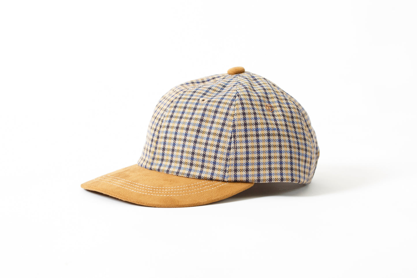 THE FACTORY MADE CHECK BICOLOR CAP - BEIGE【FM841-006】