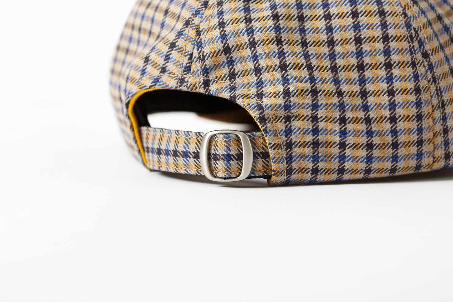 THE FACTORY MADE CHECK BICOLOR CAP - BEIGE【FM841-006】