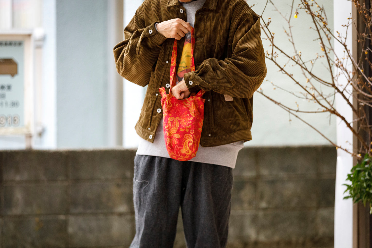 AMIACALVA F129 Eazy bag (S) - Paisler Red