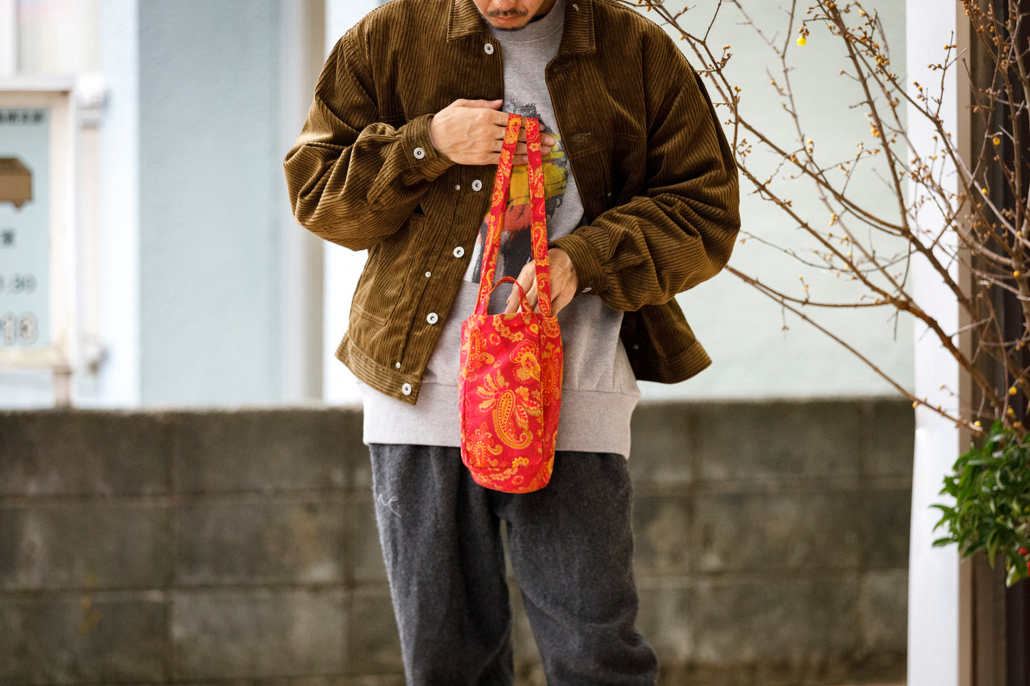 AMIACALVA F129 Eazy bag (S) - Paisler Red