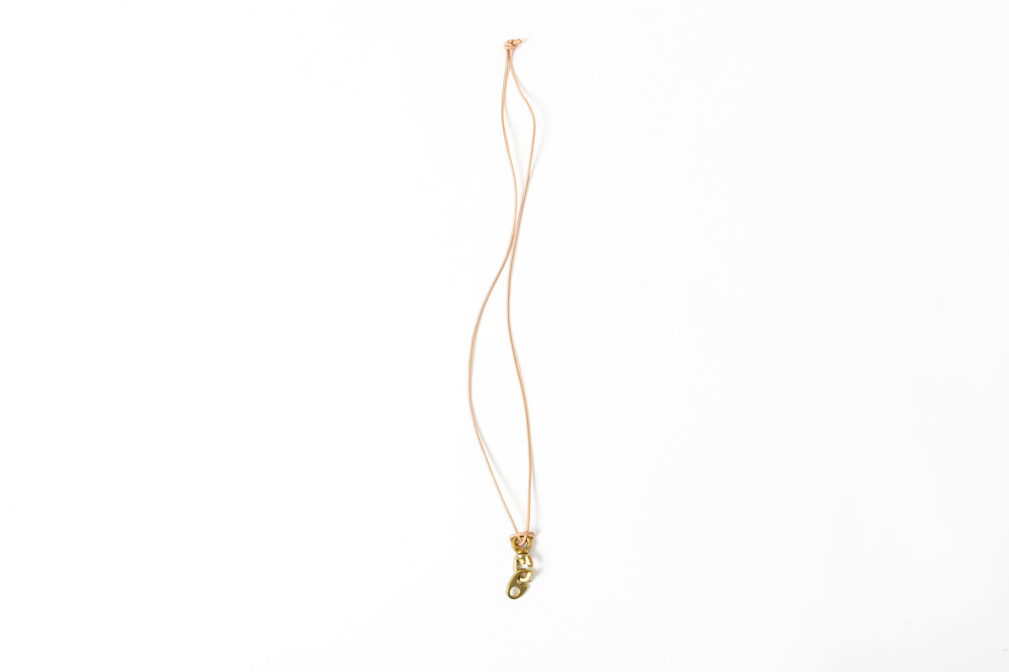 Willow Pants R-005 Leater＆Brass Necklace NAT – reggio