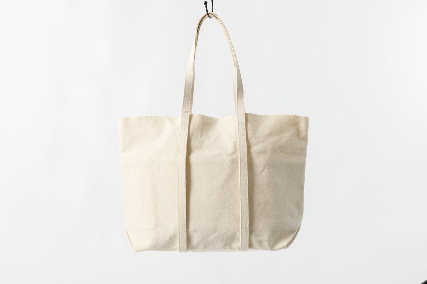 AMIACALVA A-054 WASHED CANVAS 6POCKETS TOTE (M) - White