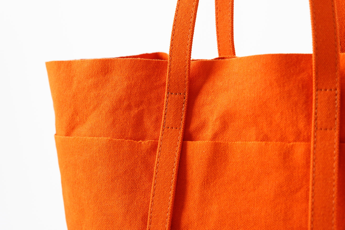 AMIACALVA A152 LIGHT OUNCE CANVAS TOTE(M) - Orange