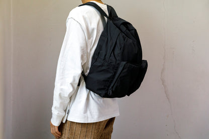 AMIACALVA F-006 Gabardine Backpack - Black