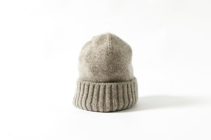 NIkki ESSENTIAL PIECE ALL- yak Knit Kap(unisex) - BEIGE