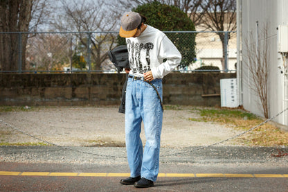 THE FACTORY MADE CHECK BICOLOR CAP - BEIGE【FM841-006】