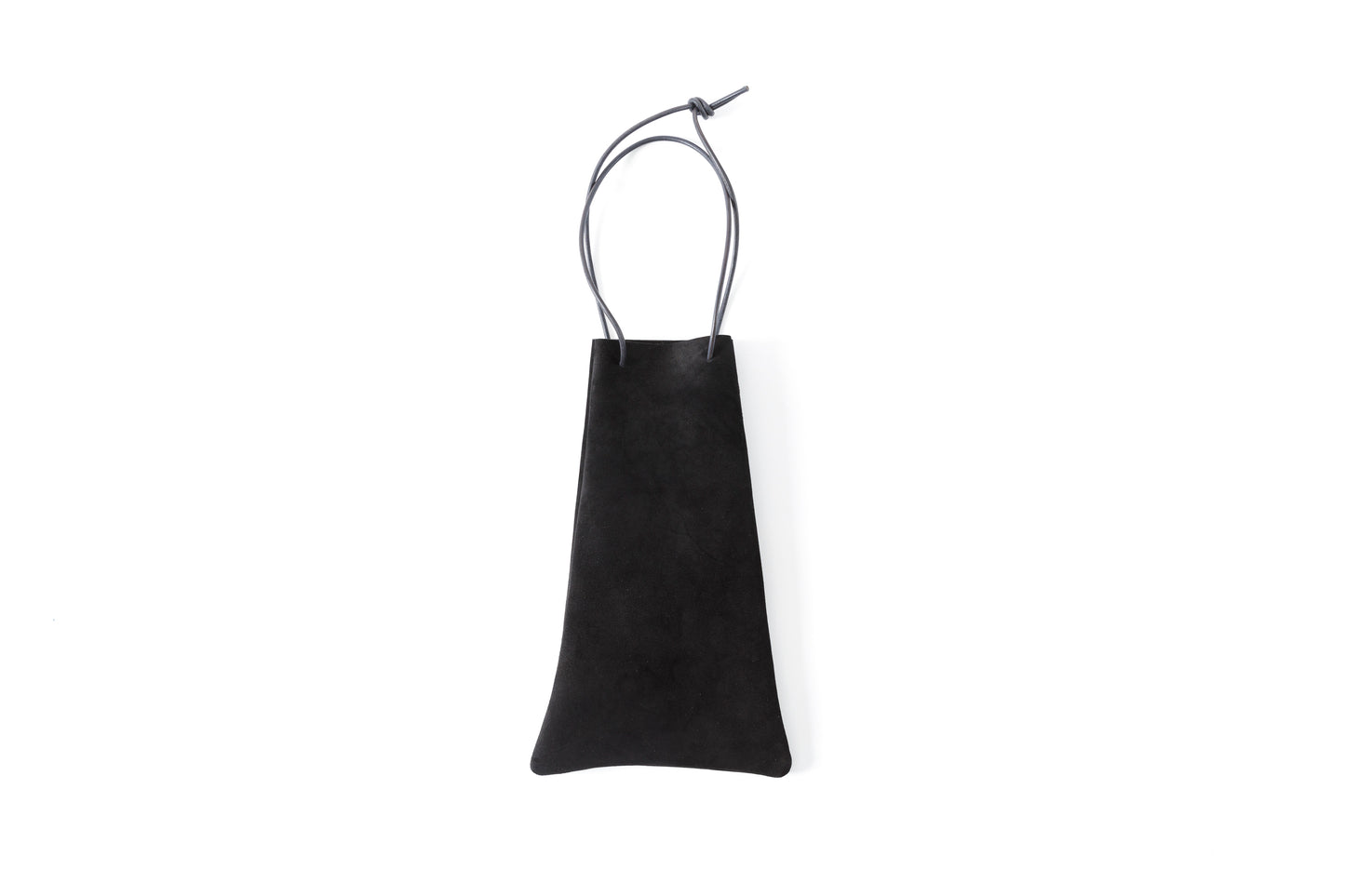 AMIACALVA A015 Calf Drawstring bag(M) - Black