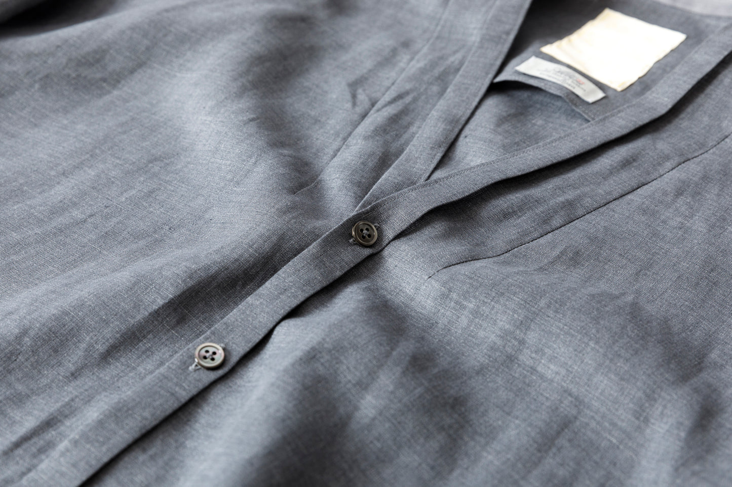 KIMURA narrowing / cardigan_Albini linen - Gray