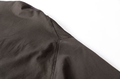 KIMURA narrowing / cardigan_finx cotton - Dark Brown