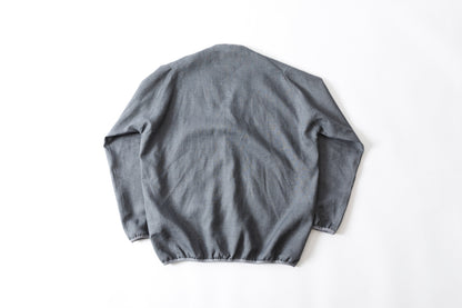 KIMURA narrowing / cardigan_Albini linen - Gray