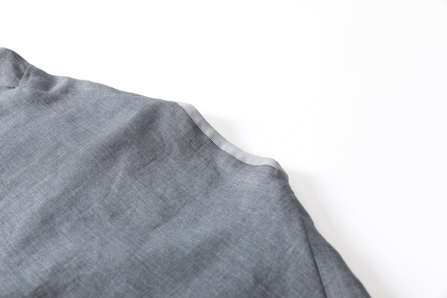 KIMURA narrowing / cardigan_Albini linen - Gray