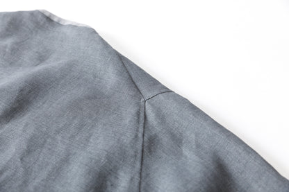 KIMURA narrowing / cardigan_Albini linen - Gray