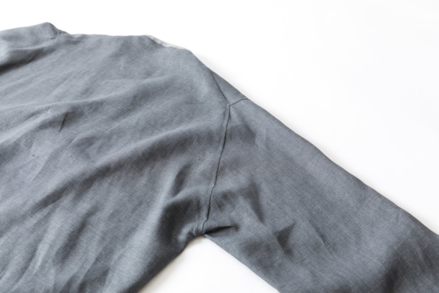 KIMURA narrowing / cardigan_Albini linen - Gray