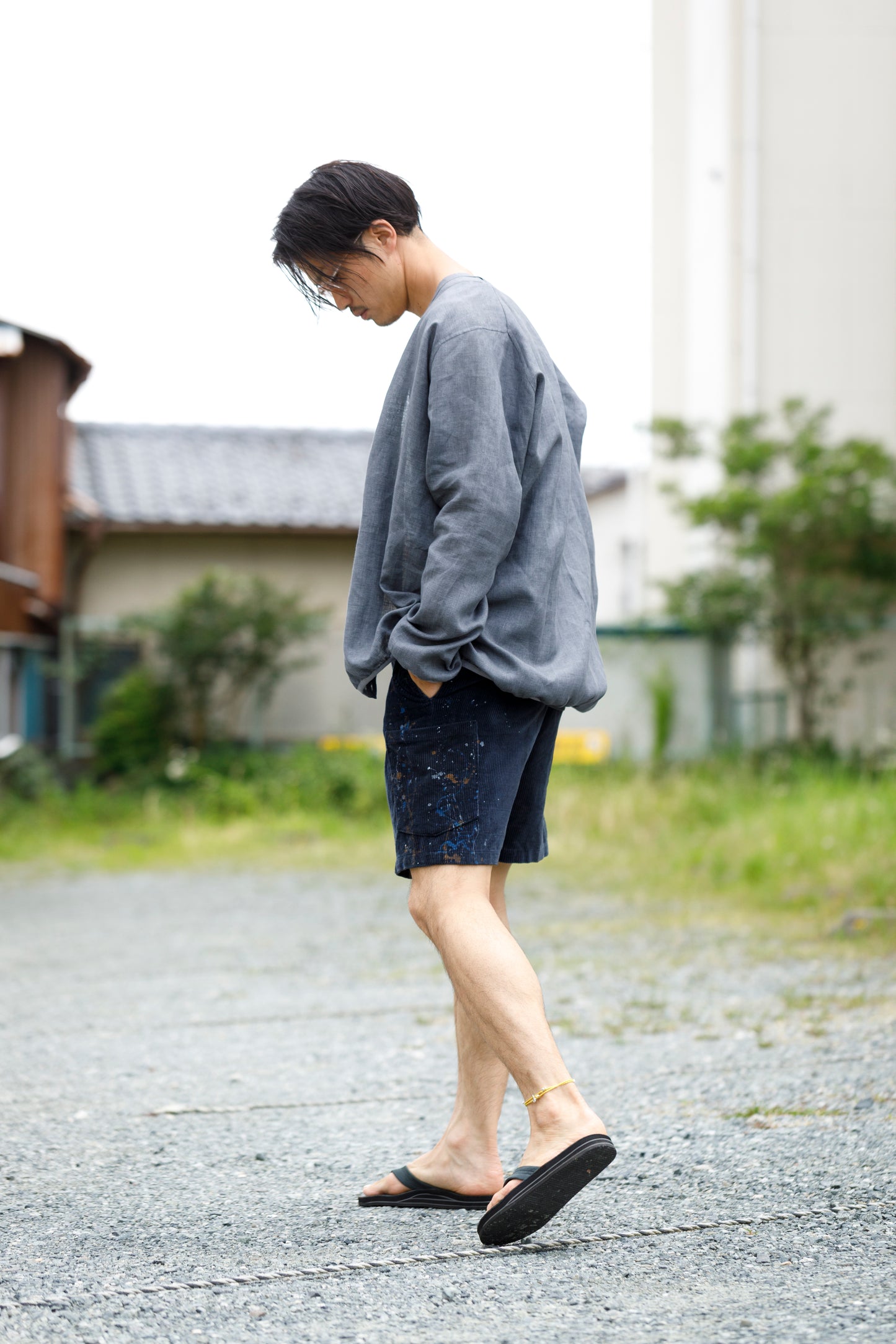 CHANGES CH4046 Remake corduroy Shorts Type B