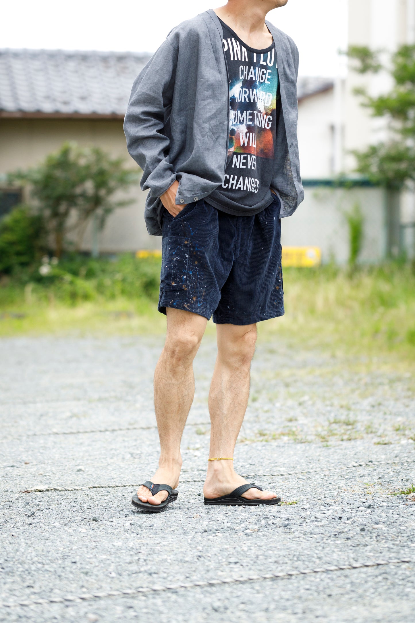 CHANGES CH4046 Remake corduroy Shorts Type B