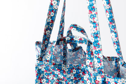 AMIACALVA F130 Eazy bag (M) - Floral Blue