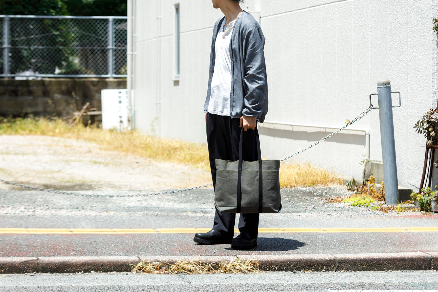 AMIACALVA A152 LIGHT OUNCE CANVAS TOTE(M) - B×K