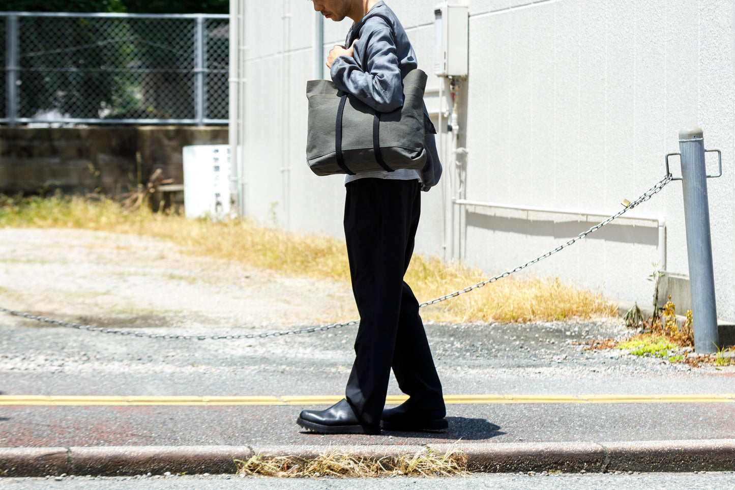 AMIACALVA A152 LIGHT OUNCE CANVAS TOTE(M) - B×K