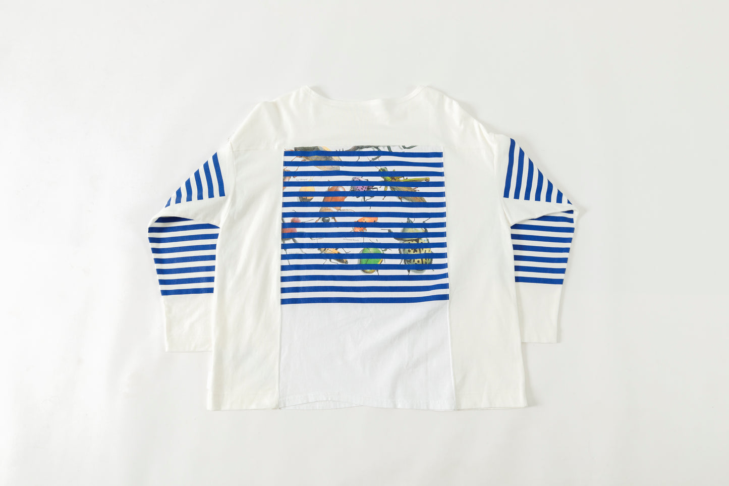 CHANGES CH1055 Remake Border Long Sleeve T - White Type B