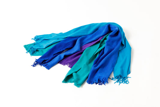 ink FREELY SCARF - BLUE